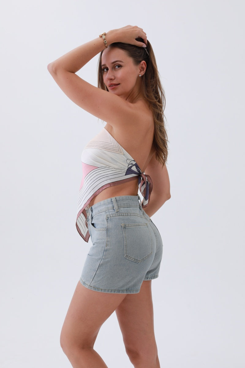 Canyon Rose Bandana – Desert Bloom Silk Scarf🌹🏜️ - NeoKira Unlimited