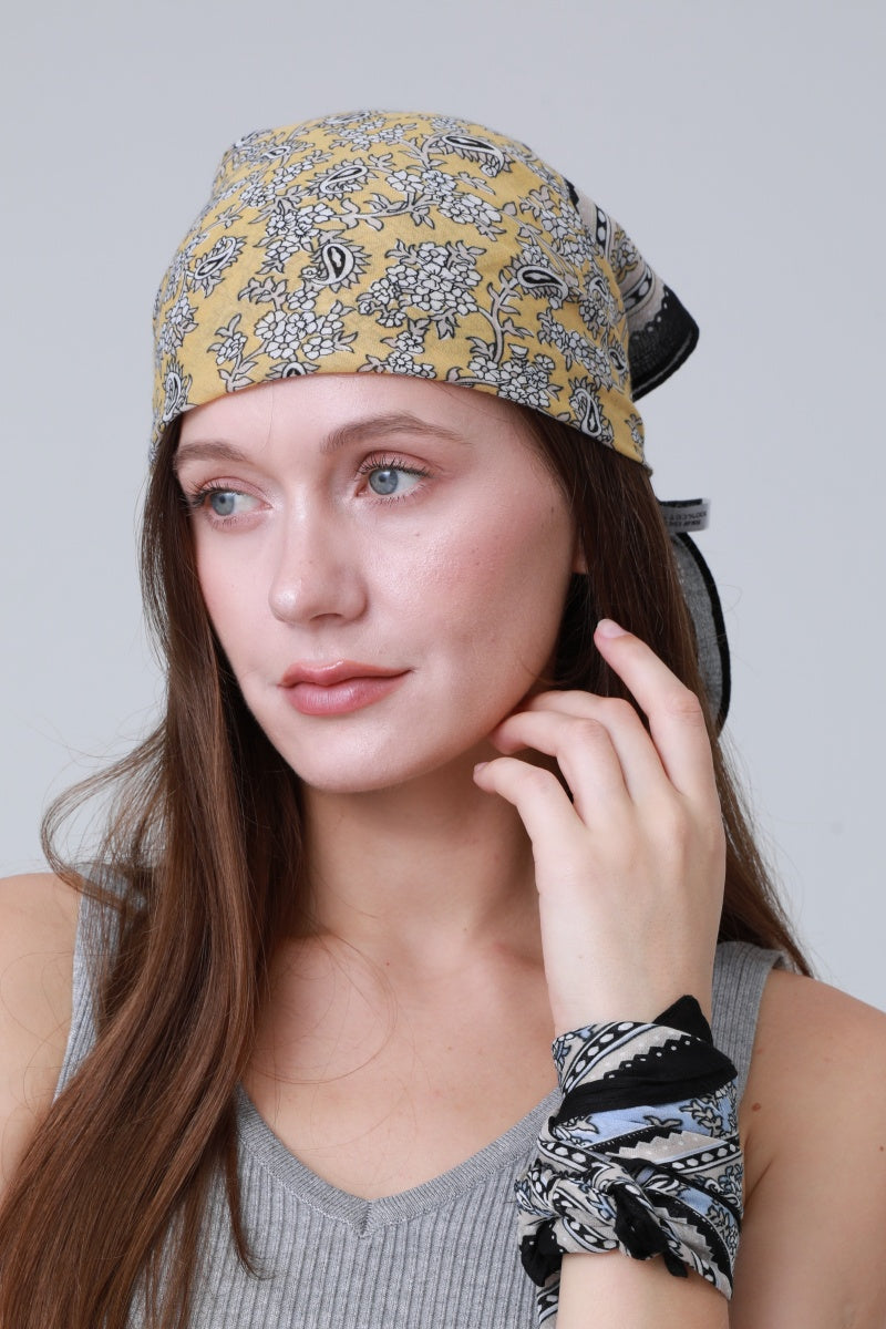 Printed Bandana Set – Versatile Headscarf & Neck Wrap for Women - NeoKira Unlimited