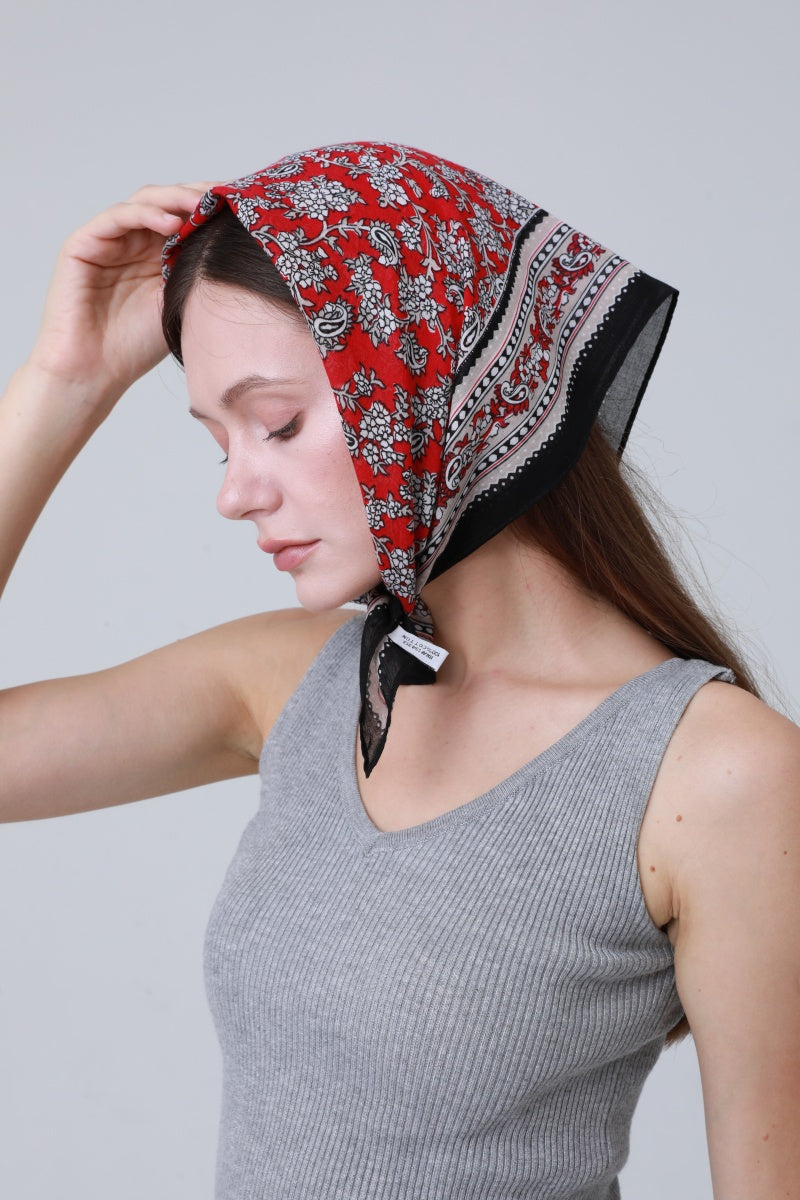 Printed Bandana Set – Versatile Headscarf & Neck Wrap for Women - NeoKira Unlimited