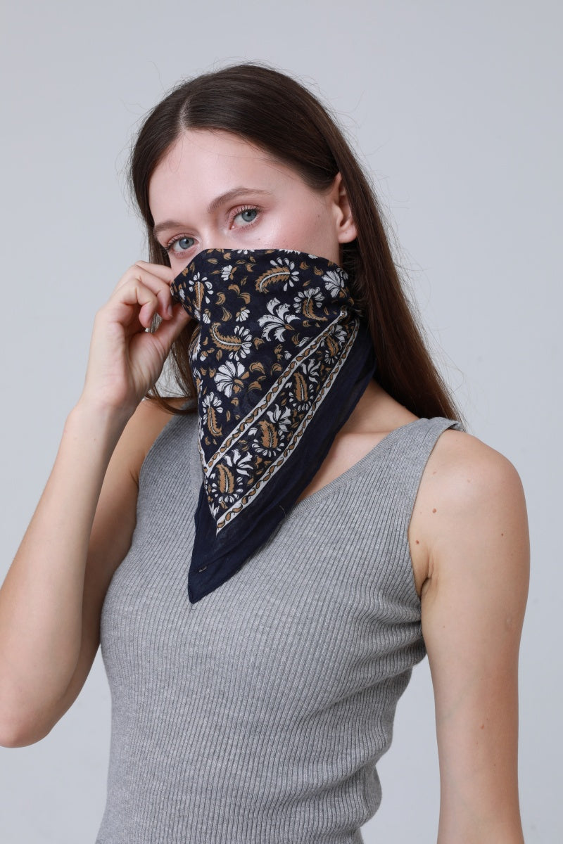 Printed Square Bandanas – Versatile Hair & Neck Scarf Set - NeoKira Unlimited
