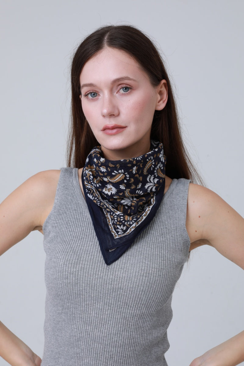 Printed Square Bandanas – Versatile Hair & Neck Scarf Set - NeoKira Unlimited