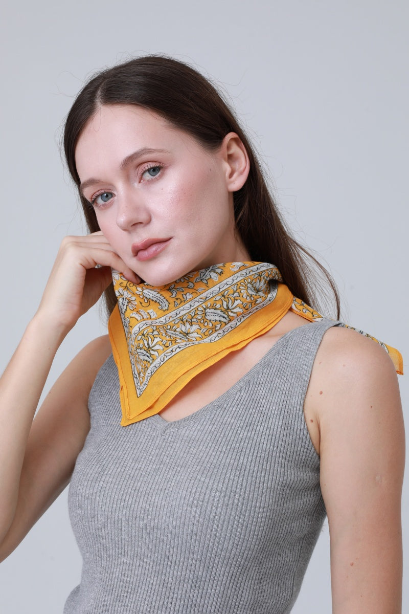 Printed Square Bandanas – Versatile Hair & Neck Scarf Set - NeoKira Unlimited