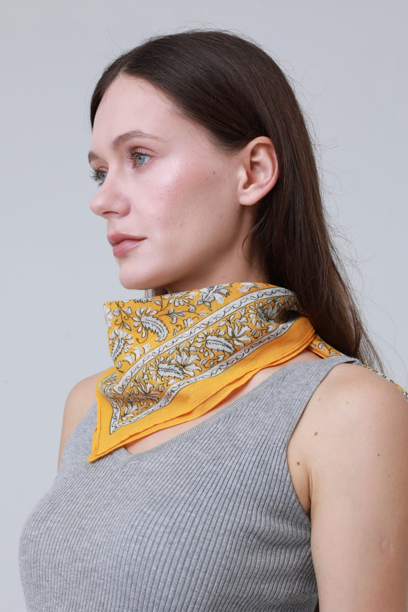 Printed Square Bandanas – Versatile Hair & Neck Scarf Set - NeoKira Unlimited