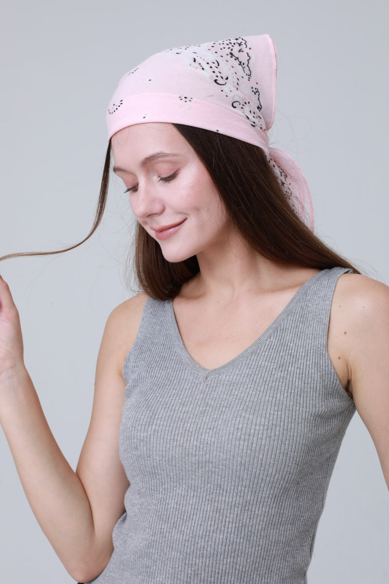 Soft Cotton Printed Bandanas – Multi-Way Headband & Scarf Set 🌸🧣 - NeoKira Unlimited