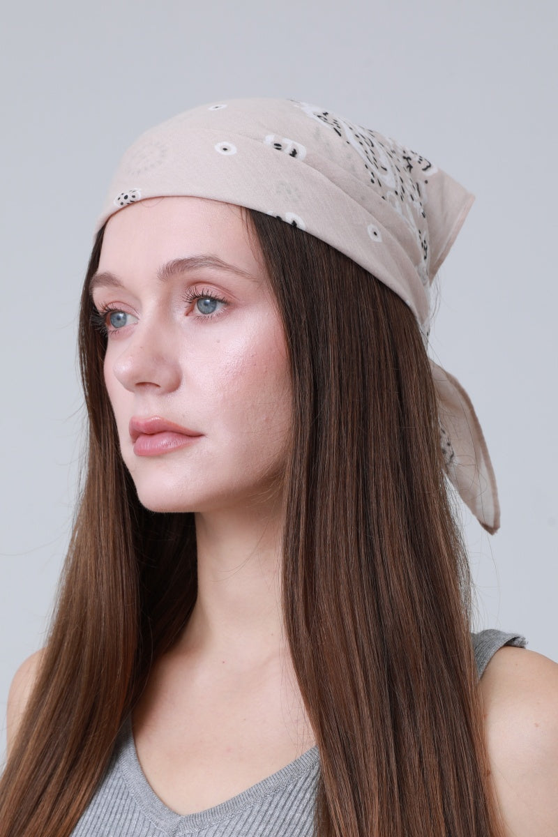Soft Cotton Printed Bandanas – Multi-Way Headband & Scarf Set 🌸🧣 - NeoKira Unlimited