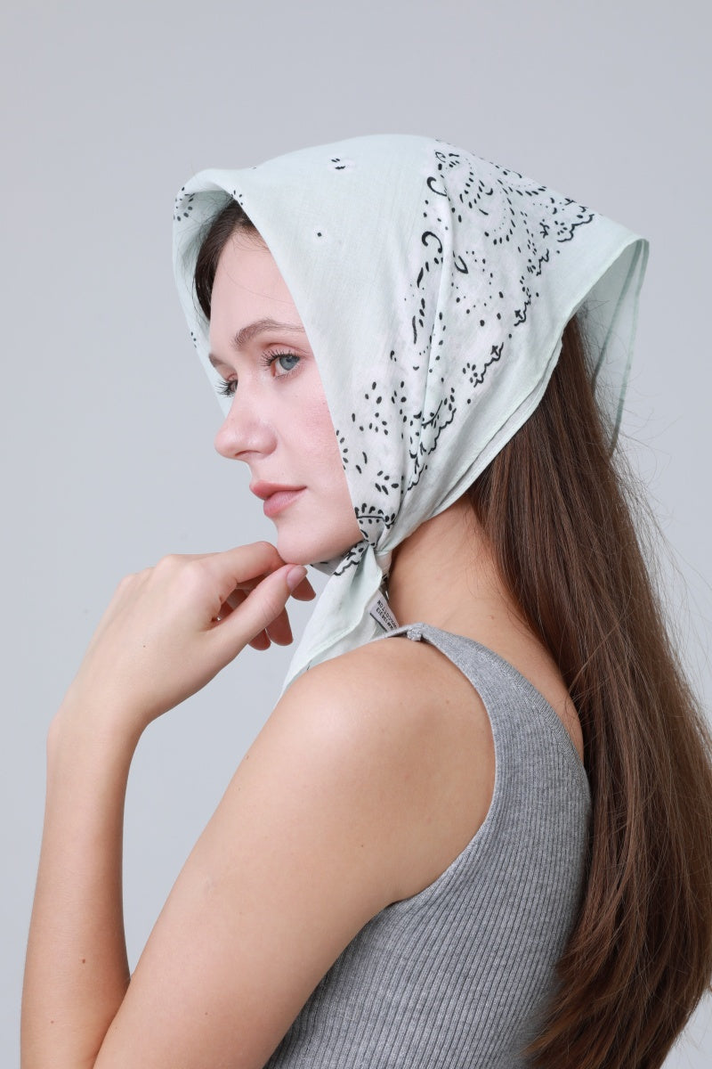 Soft Cotton Printed Bandanas – Multi-Way Headband & Scarf Set 🌸🧣 - NeoKira Unlimited