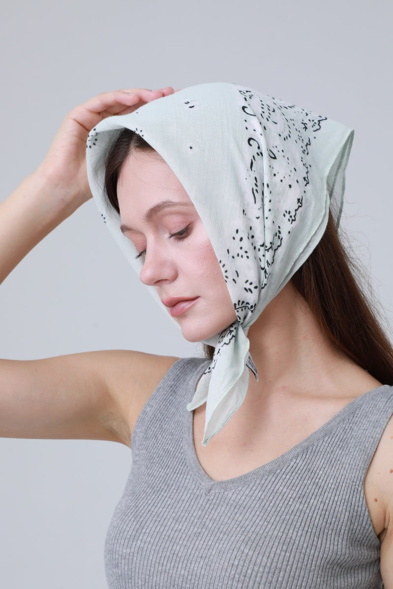 Soft Cotton Printed Bandanas – Multi-Way Headband & Scarf Set 🌸🧣 - NeoKira Unlimited