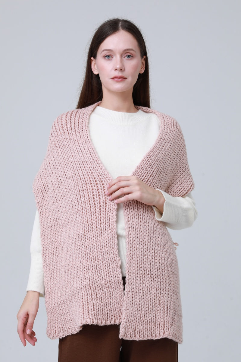 Chunky Ribbed Scarf – Oversized Winter Wrap for Women 🧣❄️ - NeoKira Unlimited