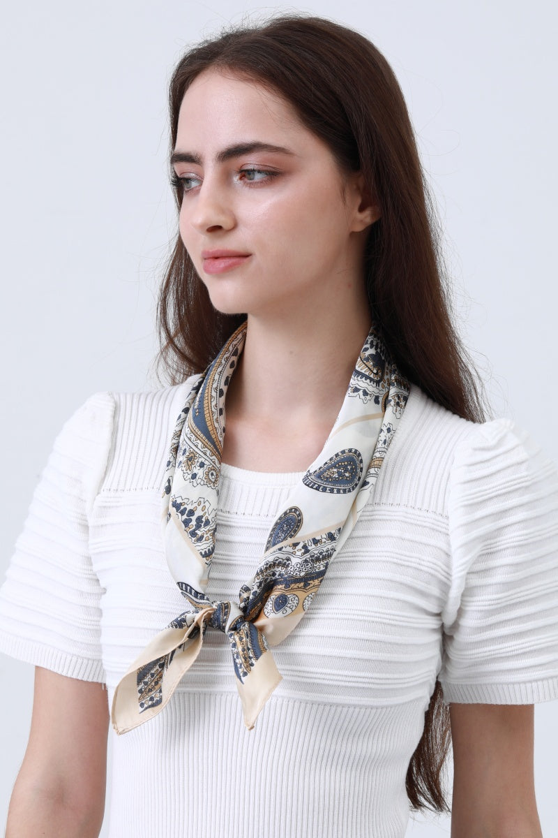 Versatile Paisley Print Bandana - Multi-Way Scarf - NeoKira Unlimited