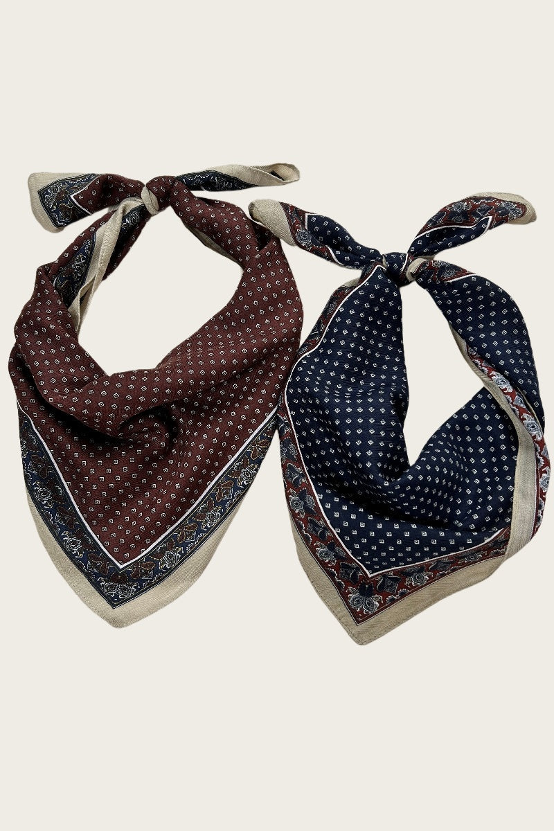 Preppy Paisley Bandana - Cotton-Soft & Versatile - NeoKira Unlimited