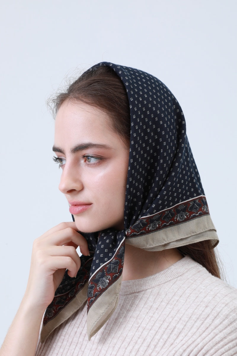 Preppy Paisley Bandana - Cotton-Soft & Versatile - NeoKira Unlimited