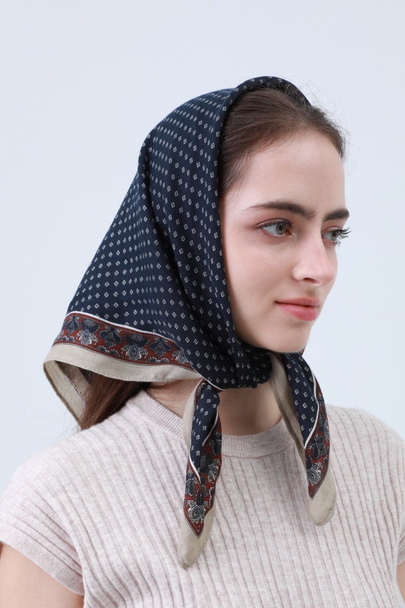 Preppy Paisley Bandana - Cotton-Soft & Versatile - NeoKira Unlimited