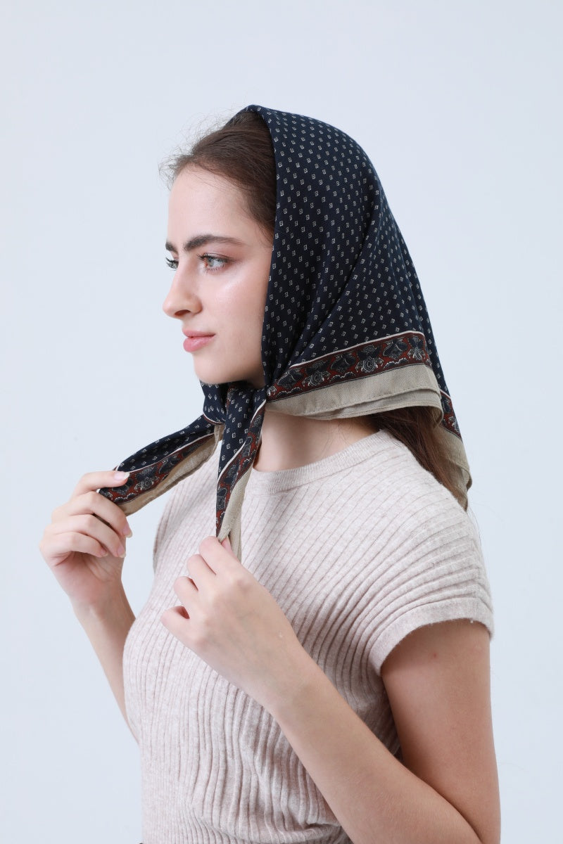 Preppy Paisley Bandana - Cotton-Soft & Versatile - NeoKira Unlimited