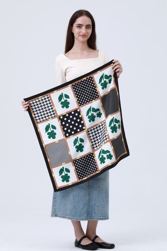 Luxury Reversible Silky Scarf - Two-Tone Double-Sided Design - NeoKira Unlimited