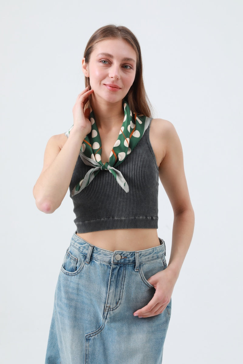 Breathable Large Polka Dot Bandana – Summer Style Neck Scarf - NeoKira Unlimited