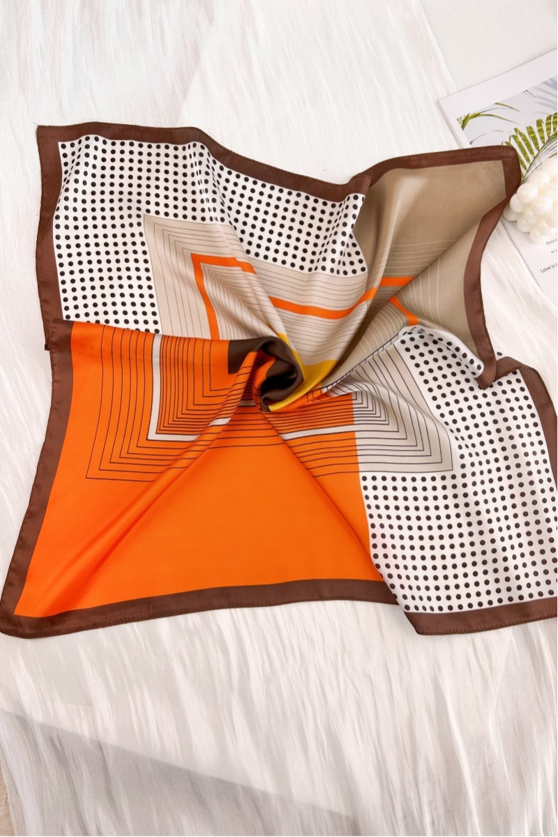 Delicate Polka Dot Neck Scarf – Soft & Airy Summer Essential - NeoKira Unlimited