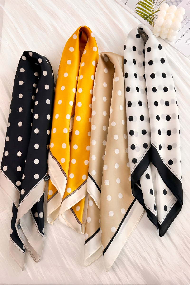 New Stylish Polka Dot Bandana Set – Spring Summer Scarf Collection - NeoKira Unlimited