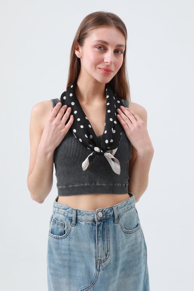 New Stylish Polka Dot Bandana Set – Spring Summer Scarf Collection - NeoKira Unlimited