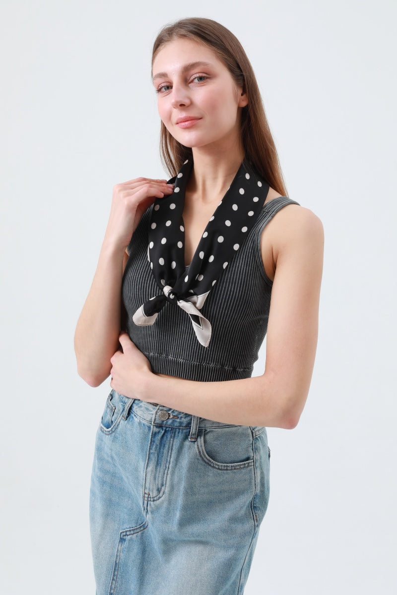 New Stylish Polka Dot Bandana Set – Spring Summer Scarf Collection - NeoKira Unlimited
