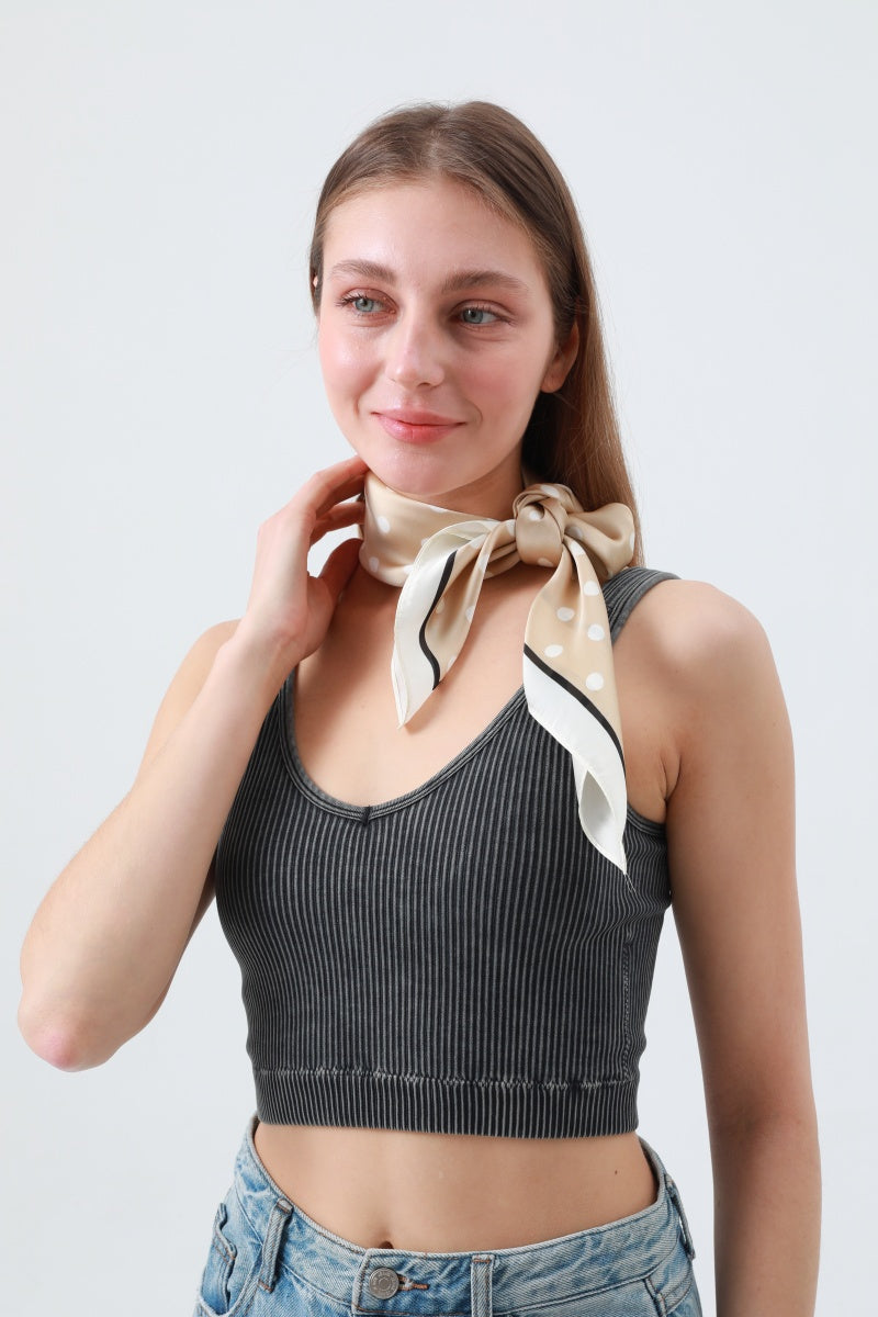New Stylish Polka Dot Bandana Set – Spring Summer Scarf Collection - NeoKira Unlimited