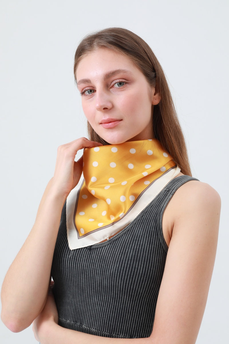 New Stylish Polka Dot Bandana Set – Spring Summer Scarf Collection - NeoKira Unlimited