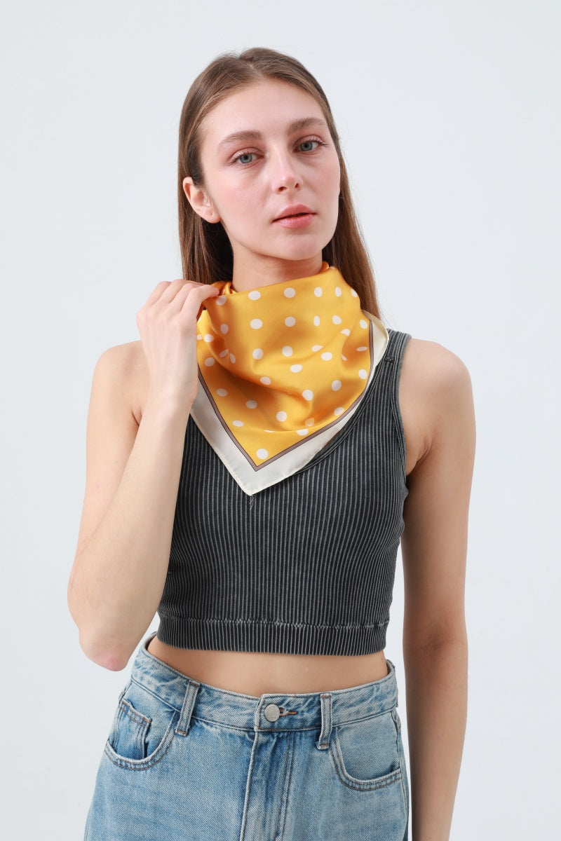 New Stylish Polka Dot Bandana Set – Spring Summer Scarf Collection - NeoKira Unlimited