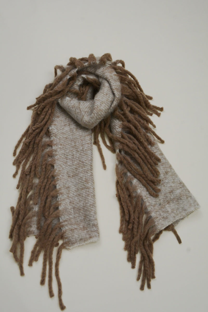 Women Thick Knit Chunky Tassel Winter Scarf Shawl Wrap - NeoKira Unlimited