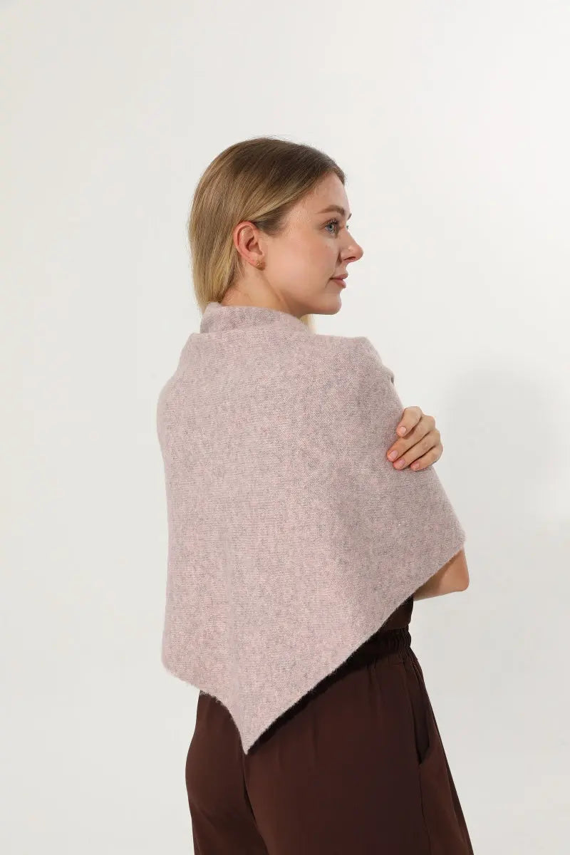 Soft Knit Triangle Multi‑way Wear Women Warm Shawl Scarf - NeoKira Unlimited