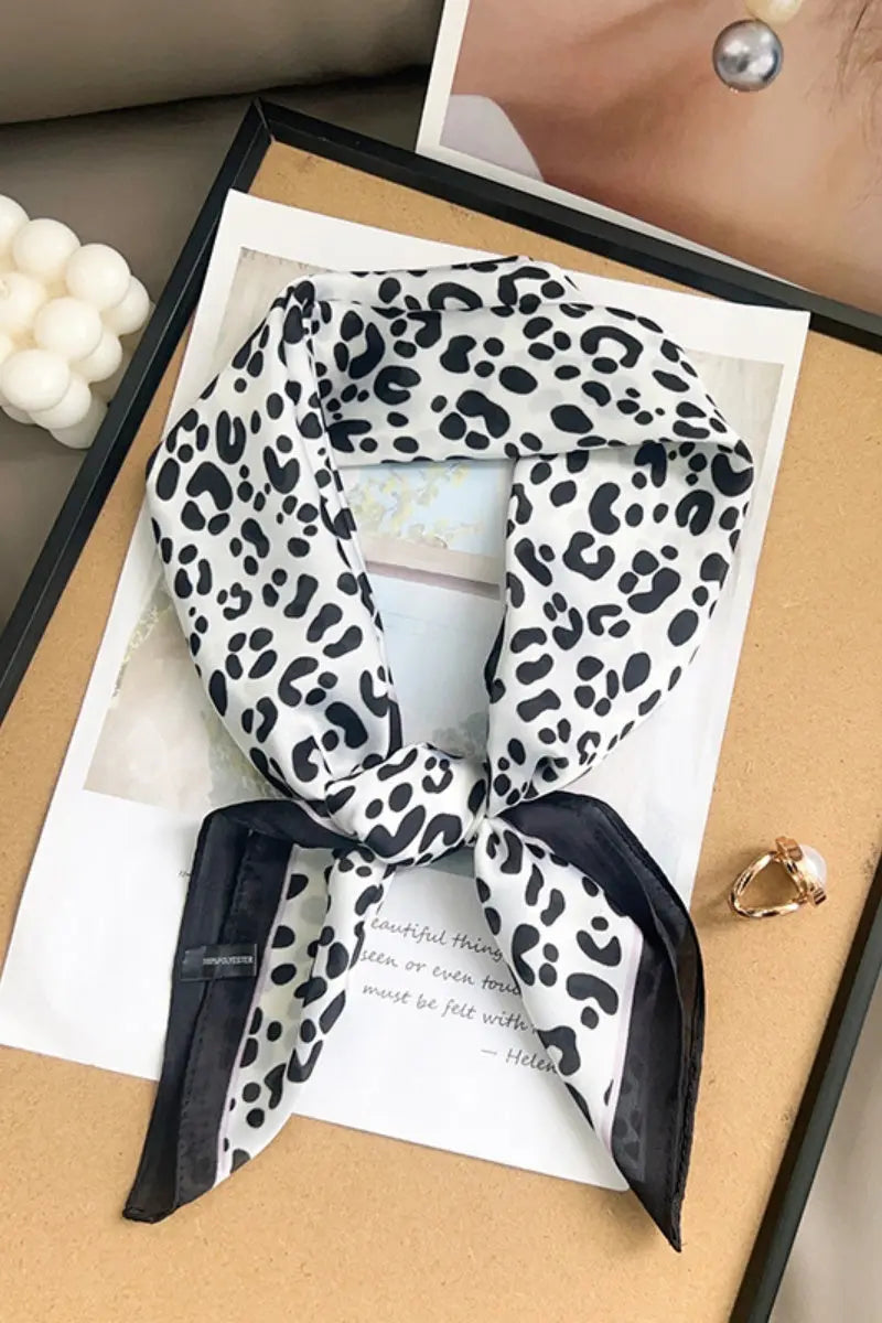 Trendy Leopard Print Women Multi-use Neck Bandana 🐆✨ - NeoKira Unlimited