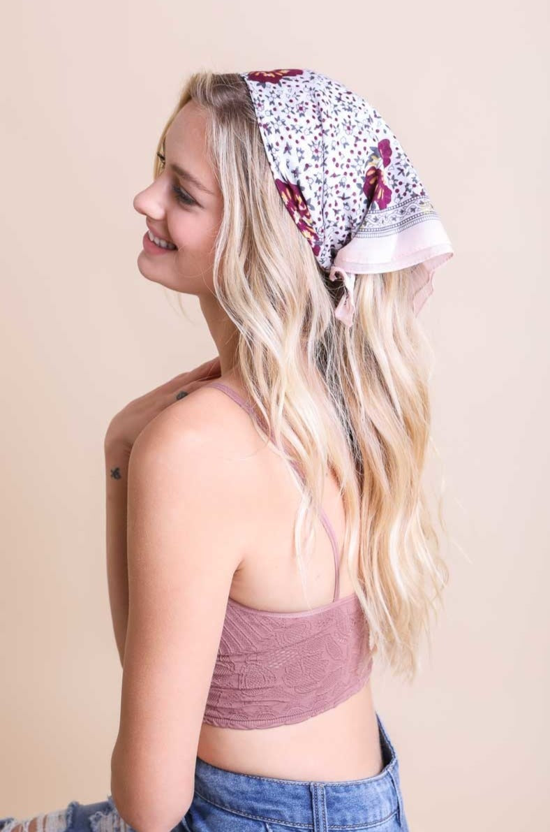 Orchid Floral Bandana - NeoKira Unlimited