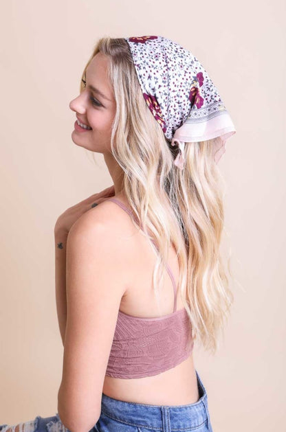 Orchid Floral Bandana Bandanas