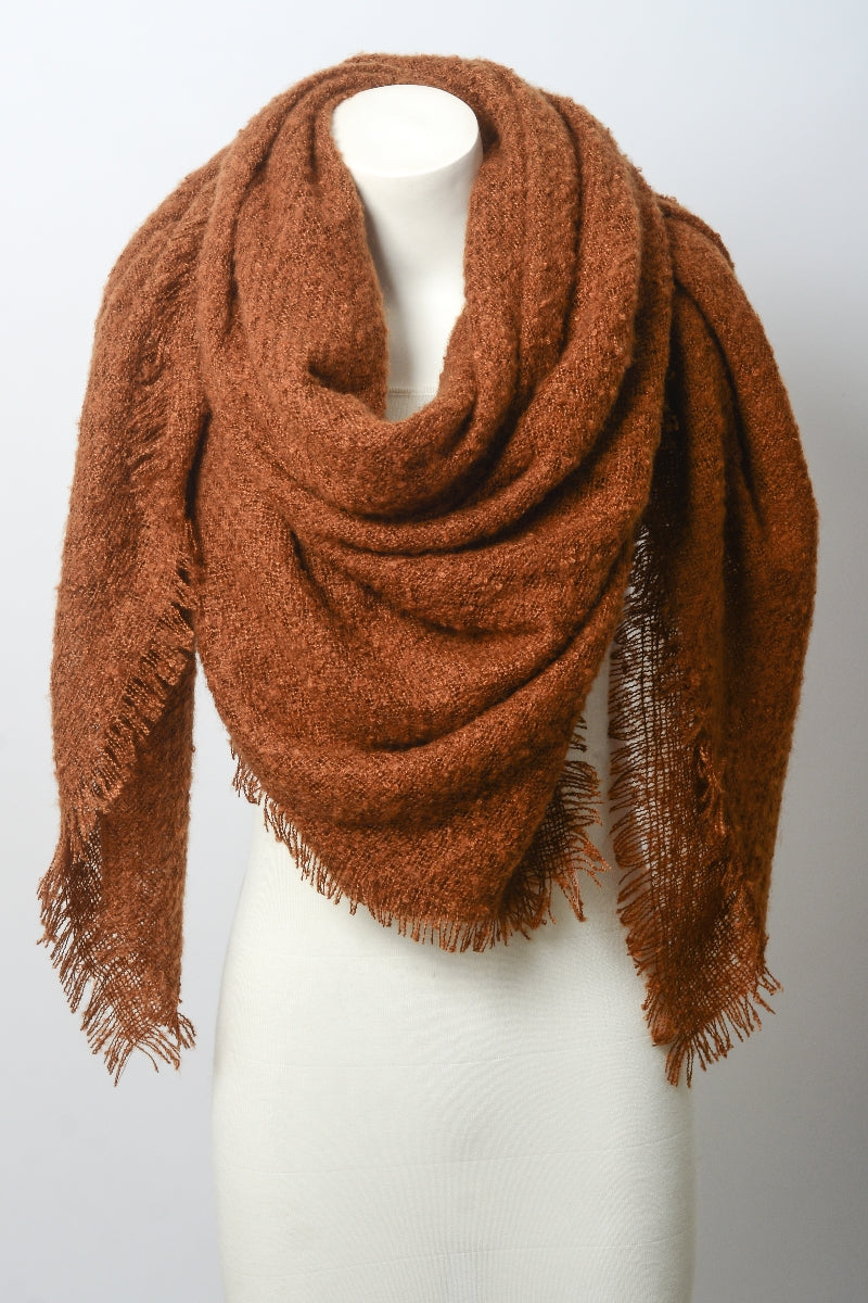 Mohair Square Blanket Scarf - NeoKira Unlimited