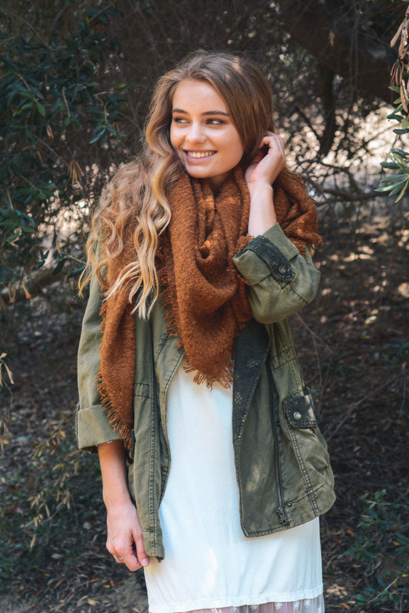 Luxury Mohair Square Scarf – Cozy & Elegant Wrap ❄️🧣 - NeoKira Unlimited