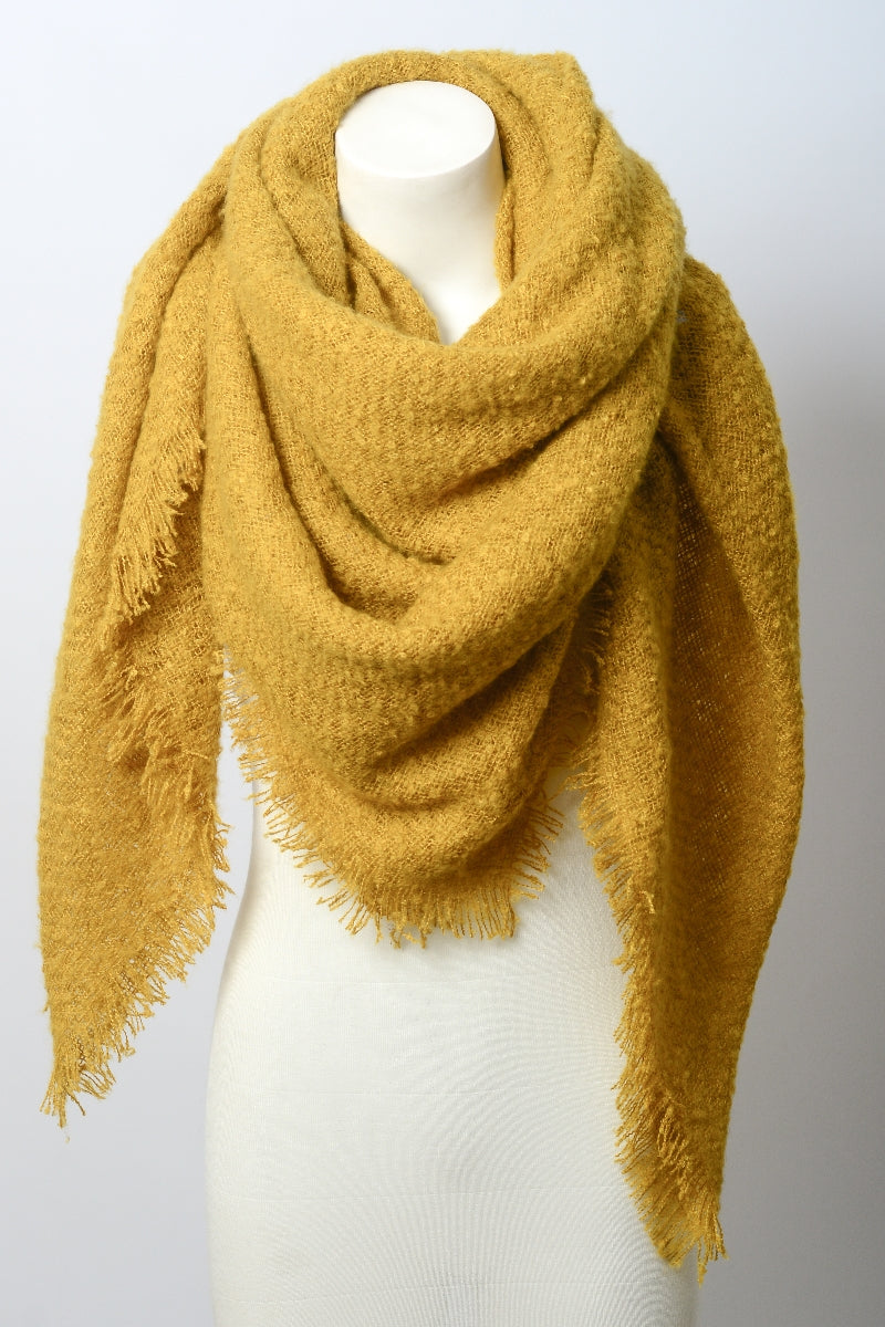 Mohair Square Blanket Scarf - NeoKira Unlimited