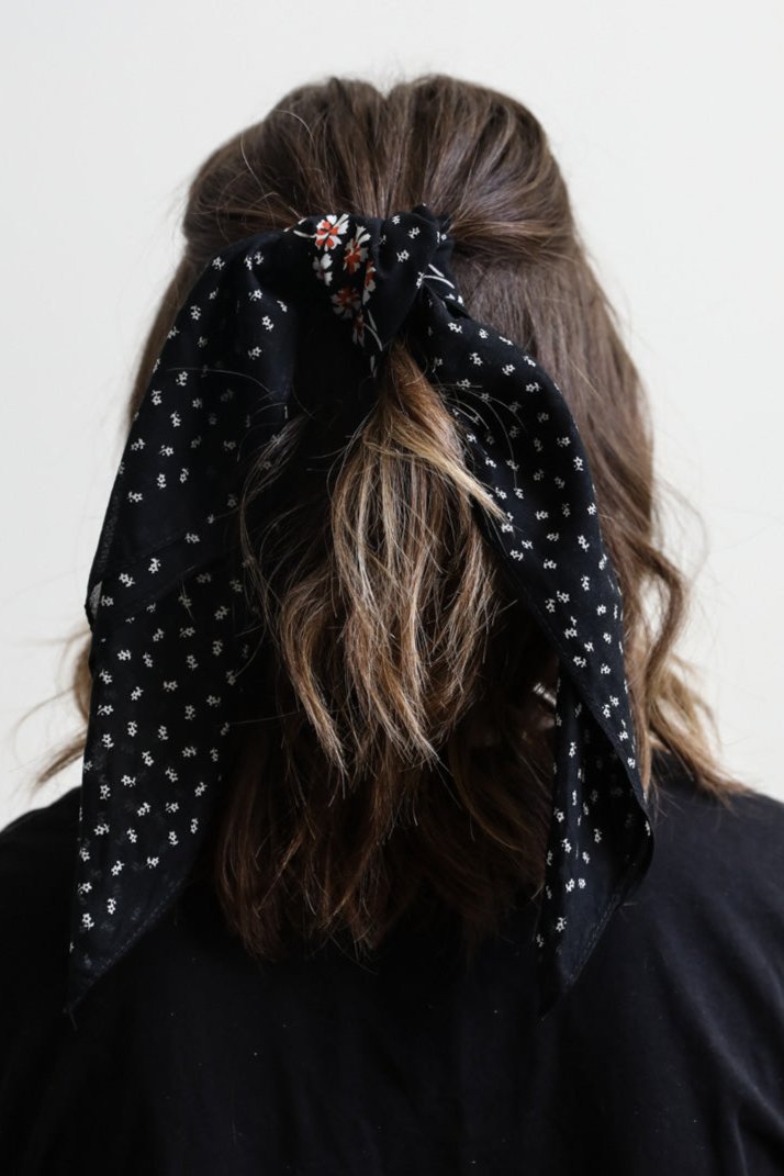 Dotted & Floral Bandana - NeoKira Unlimited