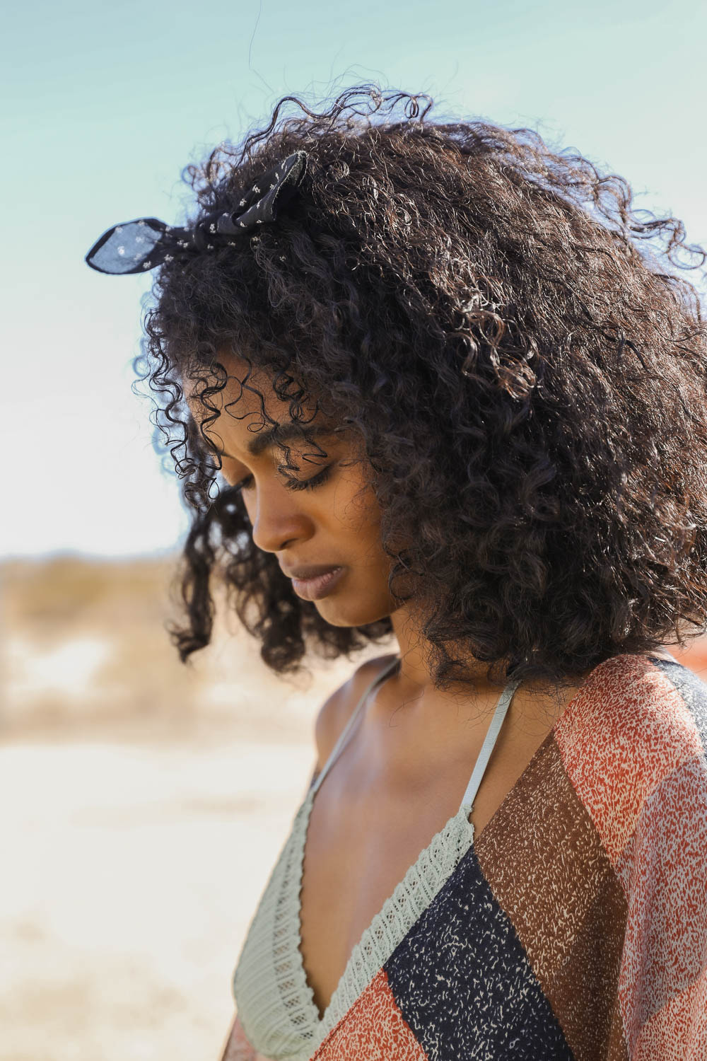 Dotted & Floral Bandana Bandanas Leto Collection   