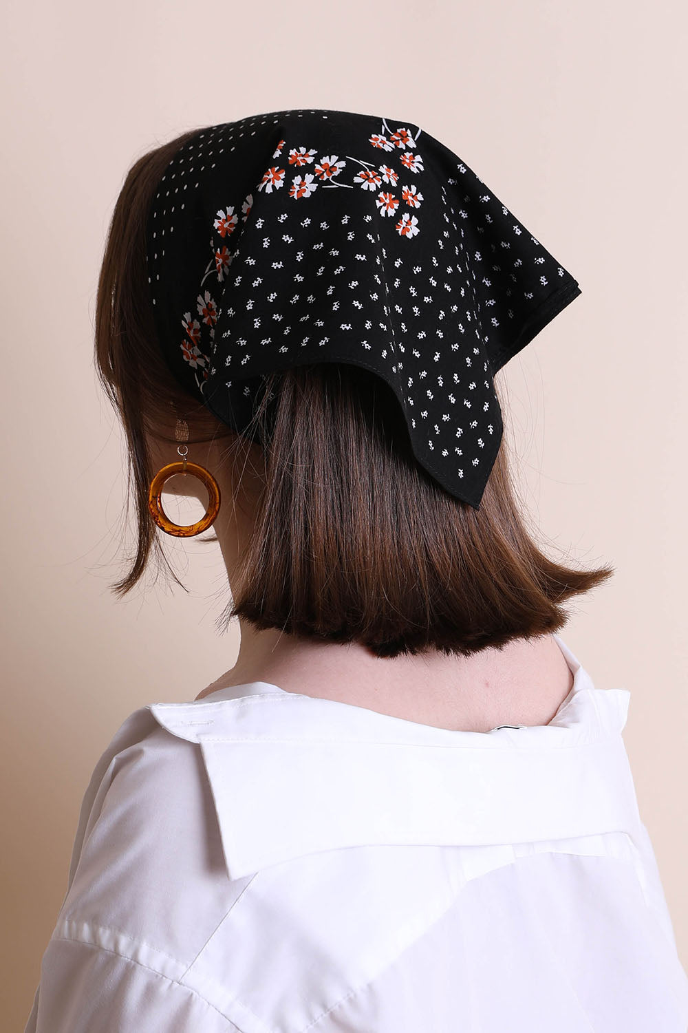 Dotted & Floral Bandana Bandanas Leto Collection   