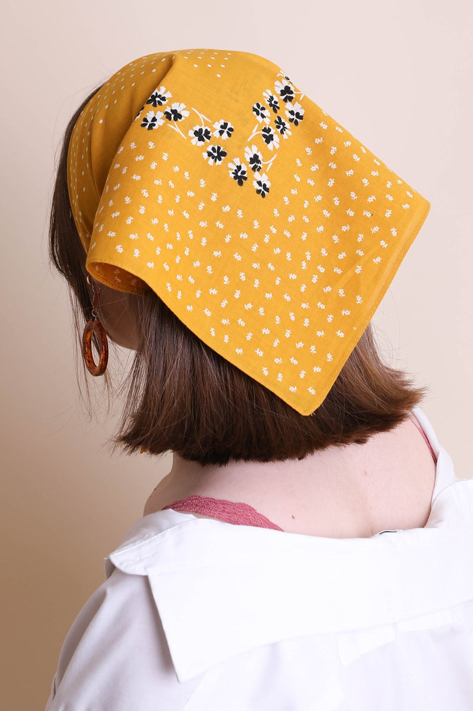 Dotted & Floral Bandana - NeoKira Unlimited