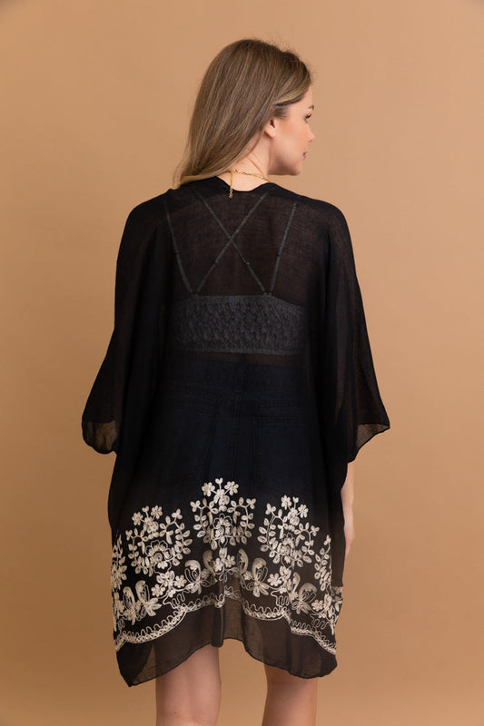 Enchanted Bloom Kimono – Floral Elegance in Every Detail - NeoKira Unlimited