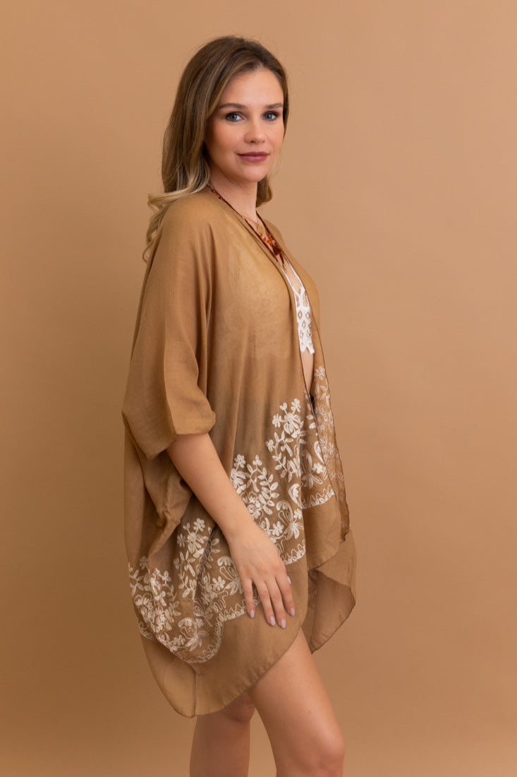 Enchanted Bloom Kimono – Floral Elegance in Every Detail - NeoKira Unlimited