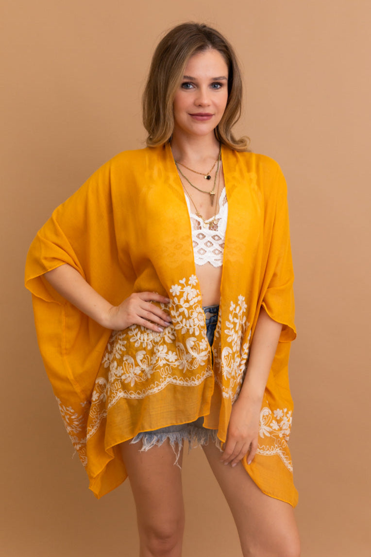 Enchanted Bloom Kimono – Floral Elegance in Every Detail - NeoKira Unlimited