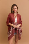 Enchanted Bloom Embroidered Kimono Kimono Leto Collection   