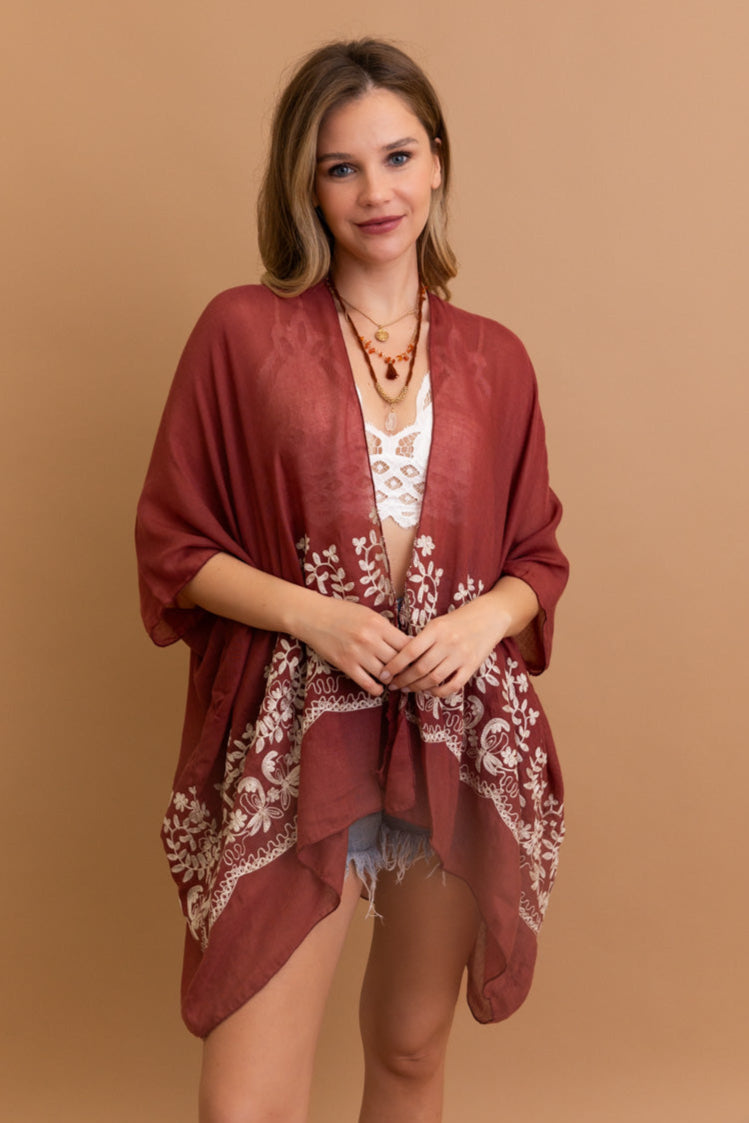 Enchanted Bloom Kimono – Floral Elegance in Every Detail - NeoKira Unlimited