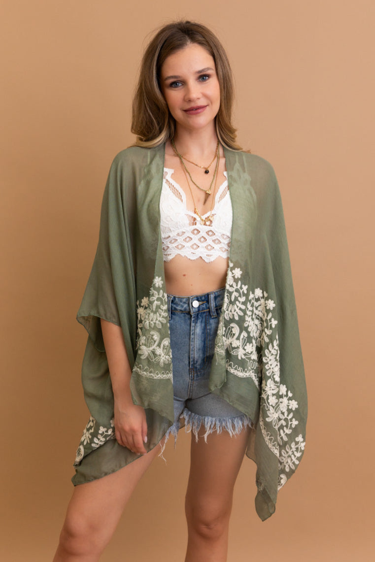 Enchanted Bloom Kimono – Floral Elegance in Every Detail - NeoKira Unlimited