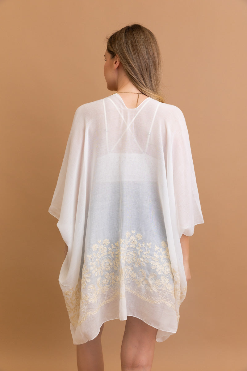 Enchanted Bloom Kimono – Floral Elegance in Every Detail - NeoKira Unlimited