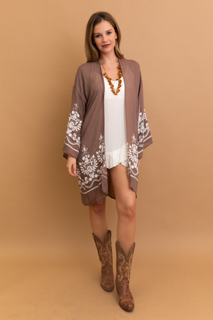 Stylish Blossom Breeze Kimono – Feminine and Trendy - NeoKira Unlimited