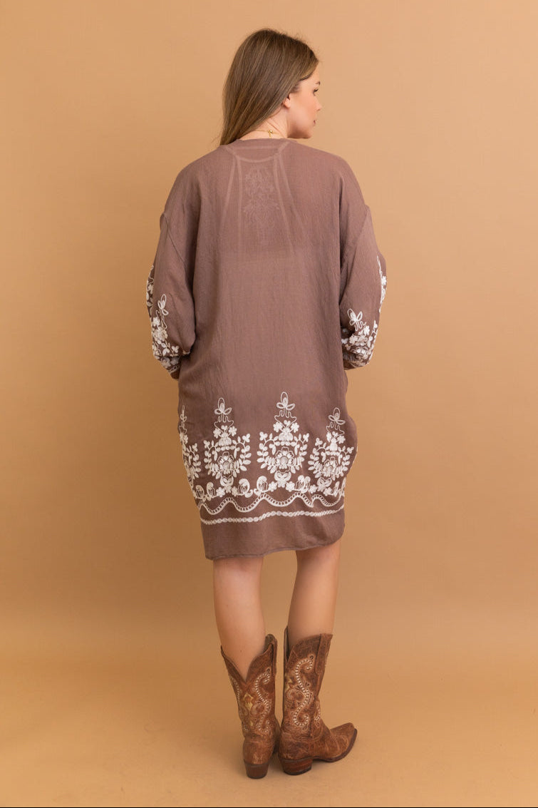 Stylish Blossom Breeze Kimono – Feminine and Trendy - NeoKira Unlimited