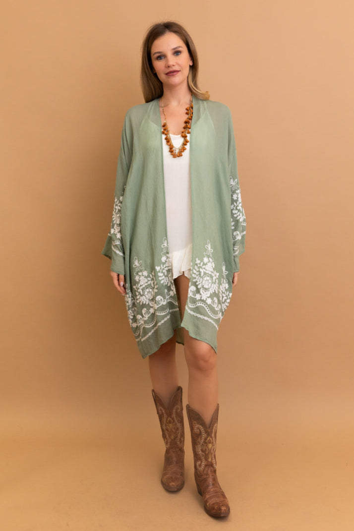 Stylish Blossom Breeze Kimono – Feminine and Trendy - NeoKira Unlimited