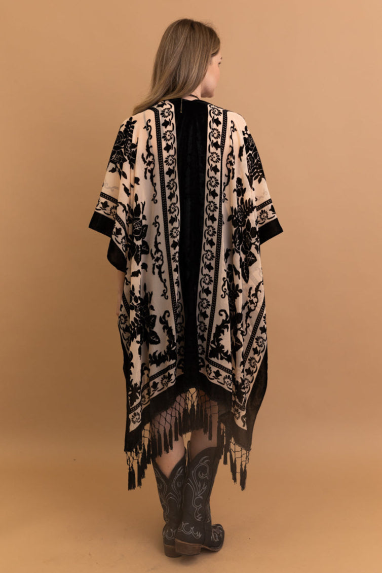 Velvet Dream Mesh Tapestry Kimono - NeoKira Unlimited