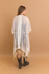 Lush Velvet Mesh Tapestry Kimono Kimono Leto Collection   